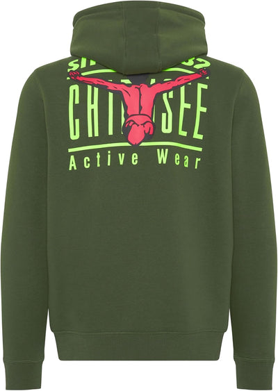 CHIEMSEE Sweatjacke mit Kapuze und Jumper-Motiven S 19-0417 Kombu Green, S 19-0417 Kombu Green