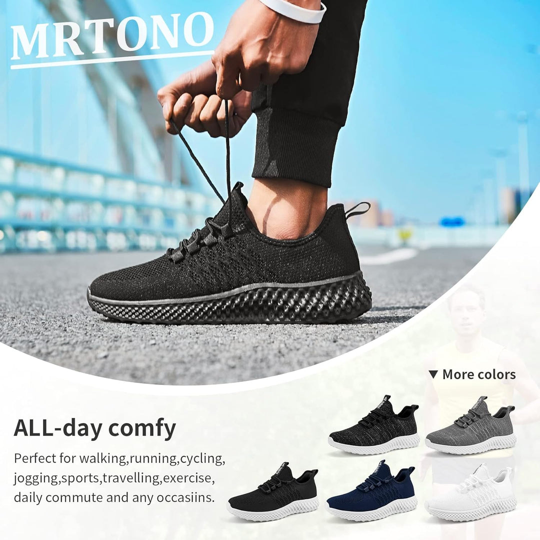 MrToNo Laufschuhe Herren Sneaker Sportschuhe für Herren Turnschuhe Leichtgewichts Joggingschuhe Fitn