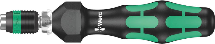 Wera 7431 Kraftform einstellbare Drehmomentschraubendreher mit Rapidaptor Schnellwechselfutter, 1/4