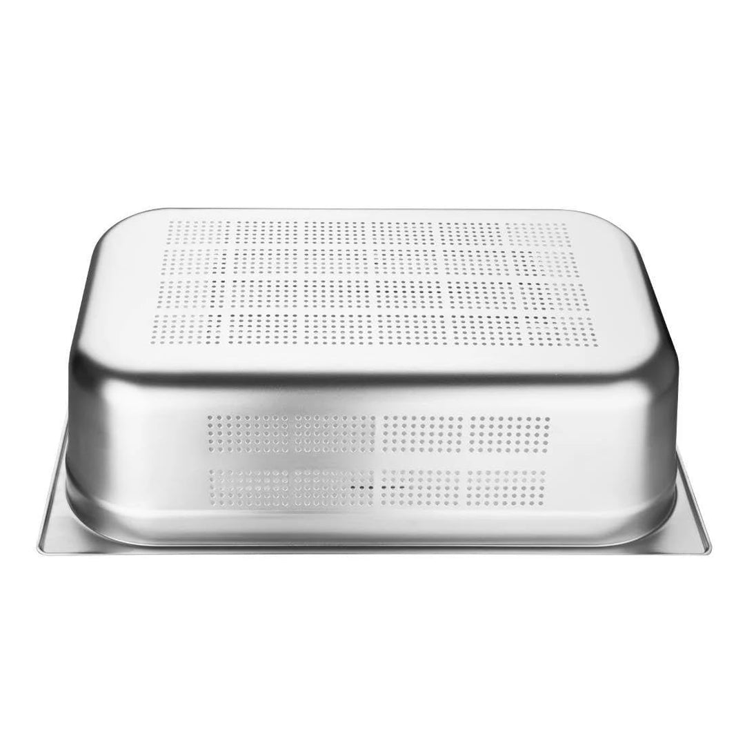 Vogue K842 GN-Behälter Edelstahl 20cm GN1/1 gelocht , 150mm, 150mm