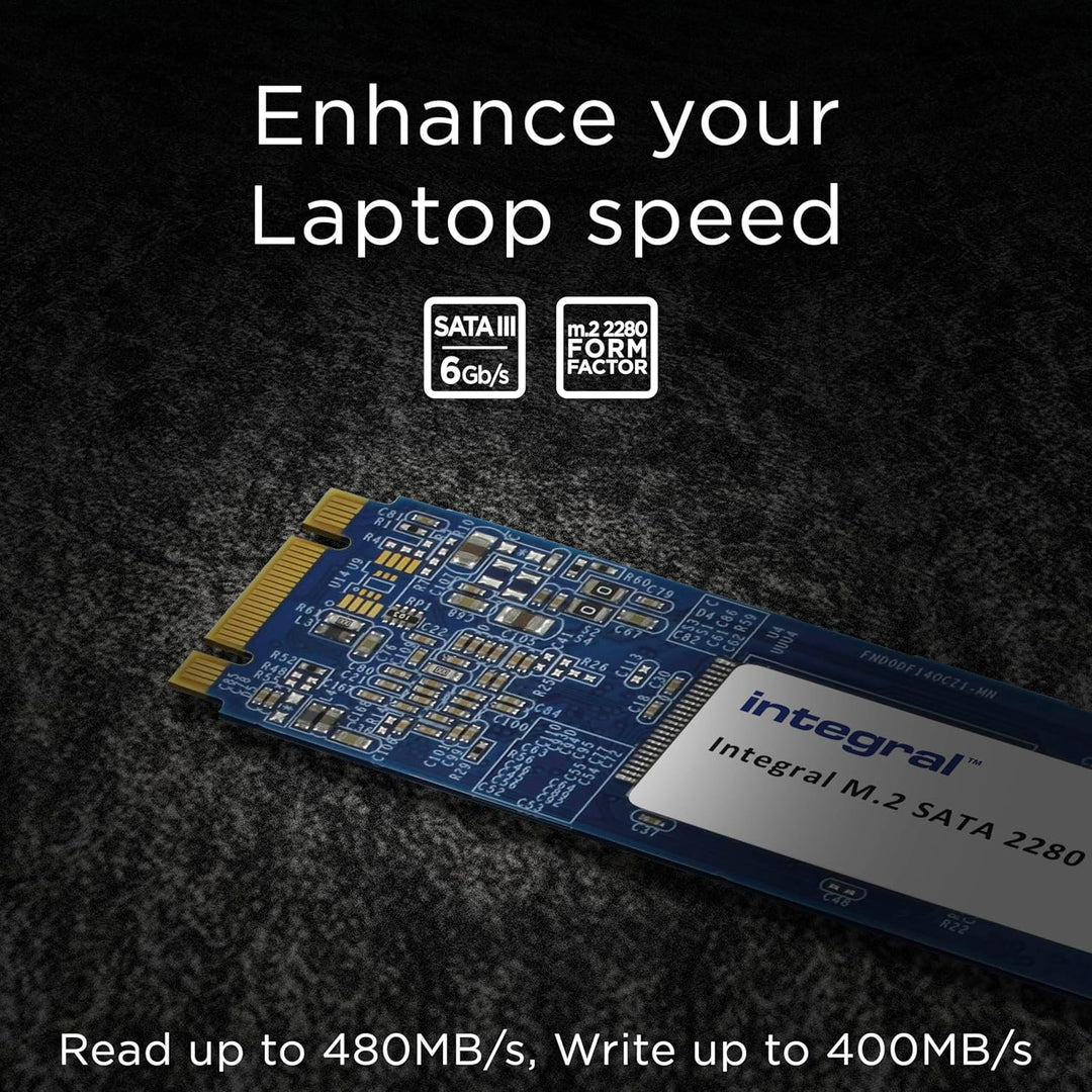 Integral 128GB M.2 SATA III 2280 Interne SSD, bis zu 480MB/s Lesen 400MB/s Schreiben 128GB M.2 2280