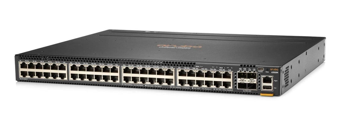 HPE Aruba 6100 48G Class4 PoE 4SFP+ 370W Switch Europe