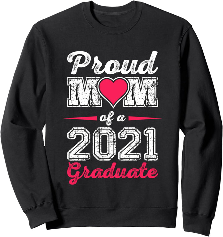 Stolze Mutter eines niedlichen Abschluss-Geschenks des Sweatshirt