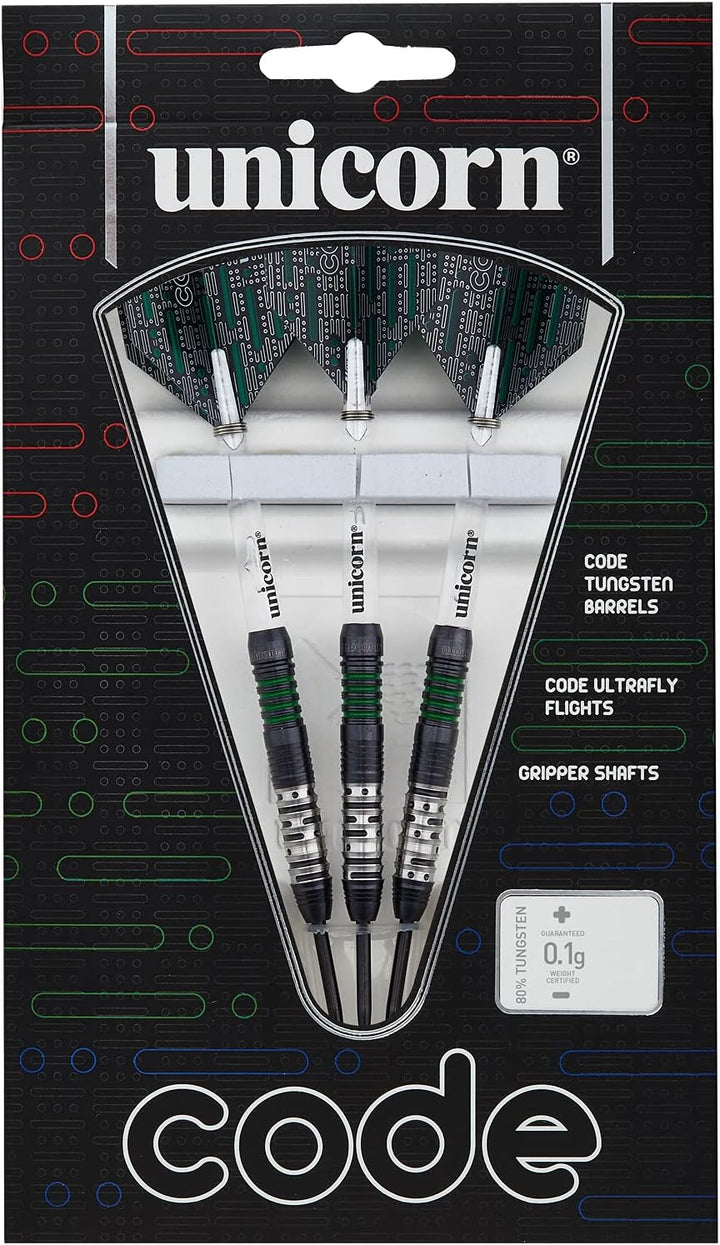 Unicorn Code Steel Dart 20g grün, 20g grün