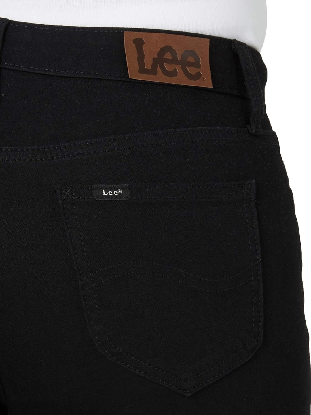 Lee Damen Regular Fit Straight Leg Jeans 2 Petite Schwarz, 2 Petite Schwarz