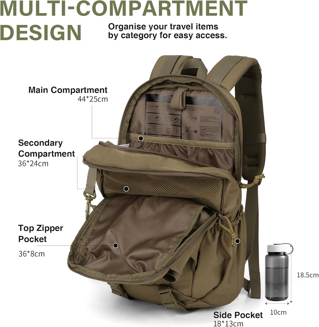 Mardingtop 18L/28L Rucksack Taktischer Trekkingrucksacke Rucksäck Outdoor Wanderrucksäcke für Campin