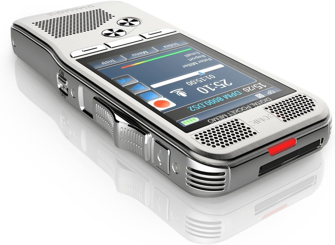 Philips Pocket Memo Diktiergerät DPM8000 ohne Software ohne Software traditioneller Schiebeschalter,