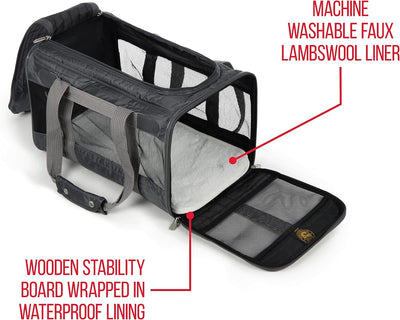 Sherpa Original Deluxe Transportbox für Haustiere, von Fluggesellschaften zugelassen und garantiert