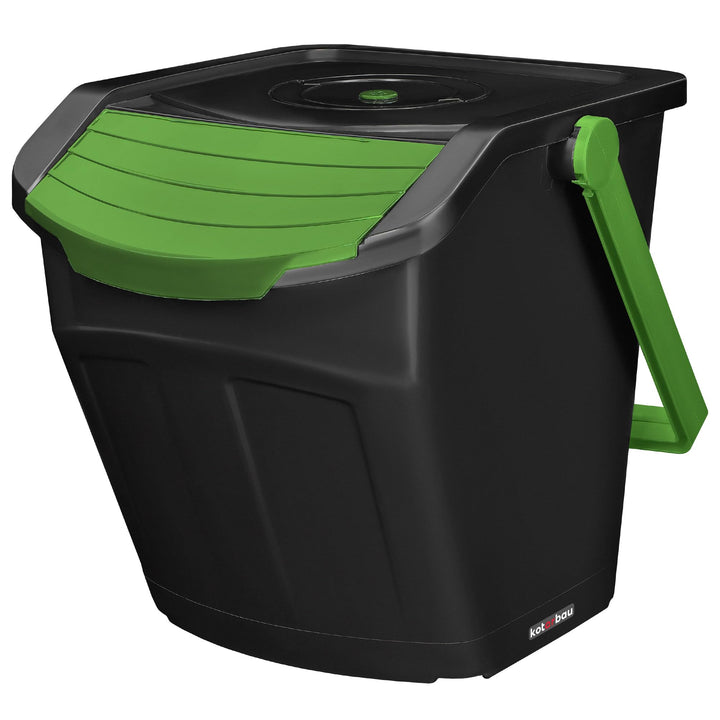 KOTARBAU® Mülltrennsystem Mülleimer Küche 1 Fach Abfalleimer Deckel Plastik Küchenabfalleimer Küchen