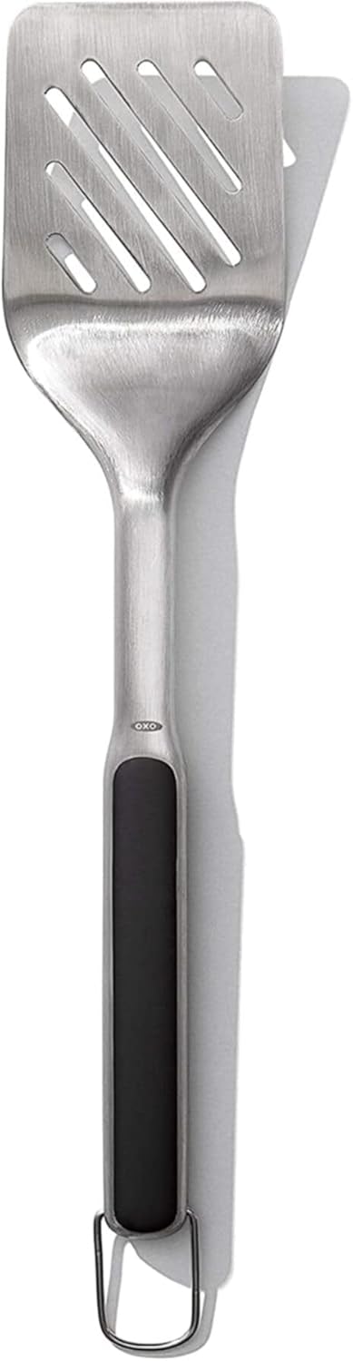OXO Good Grips Grillwender, 41 cm – spülmaschinenfester Pfannenheber aus Edelstahl – für Burger und