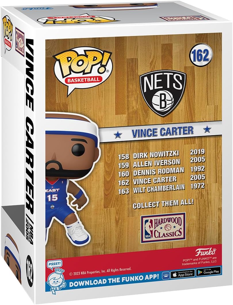 Funko Pop! NBA: Legends - Vince Carter - (2005) - NBA Legends - Vinyl-Sammelfigur - Geschenkidee - O