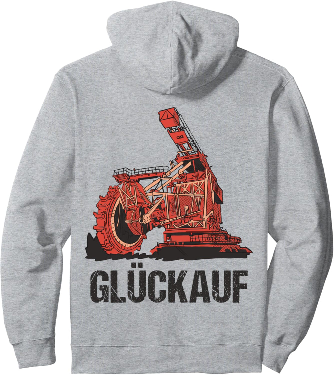 Braunkohle Tagebau - Glück auf Pullover Hoodie