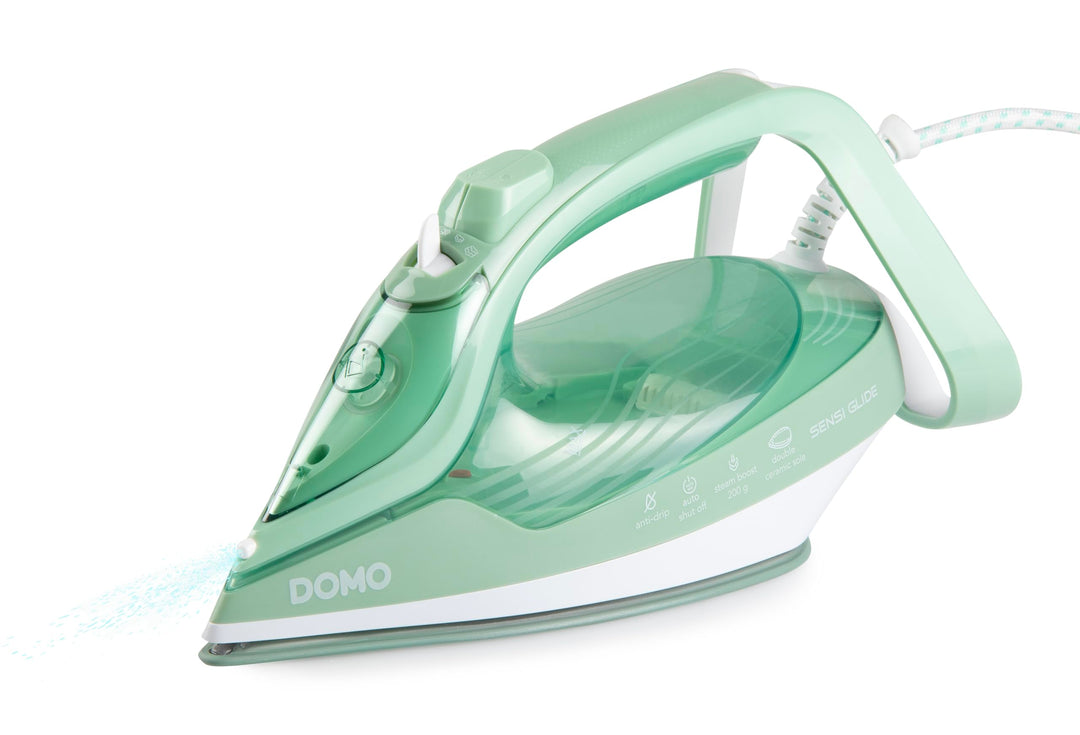 DOMO DO7059S Sensi Glide Dampfbügeleisen - Automatische Temperaturregelung - Doppelte Dampfbügeleise