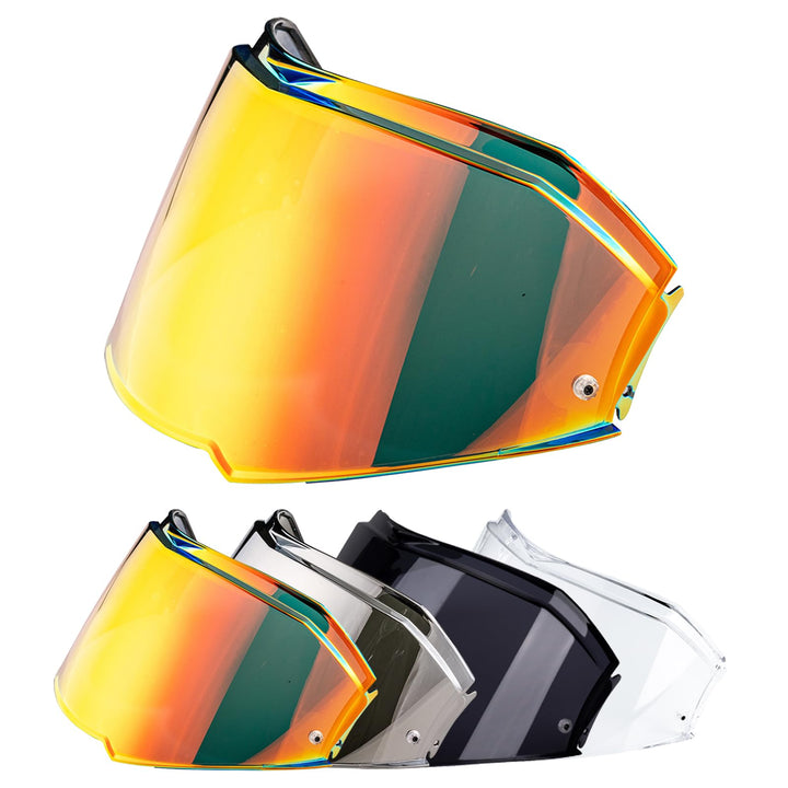 Helmvisier für LS2 FF900/ Valiant II,Motorradhelm Visier,Motorrad Wind Schild Helm Objektiv Visier,V