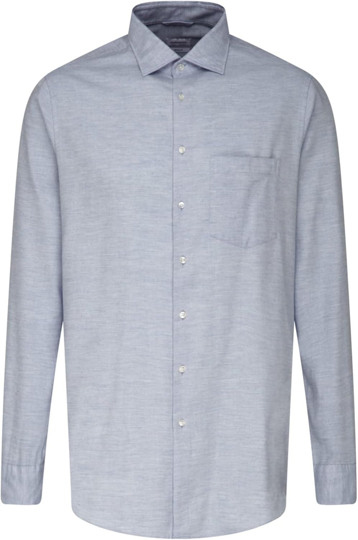 Seidensticker Herren Business Hemd - Bügelfreies Hemd mit geradem Schnitt - Regular Fit - Langarm -