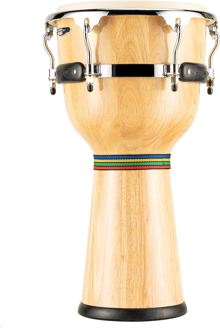 Meinl Percussion DJW3NT Wood Djembe, Floatune Series 30,48 cm (12 Zoll) Durchmesser, natural