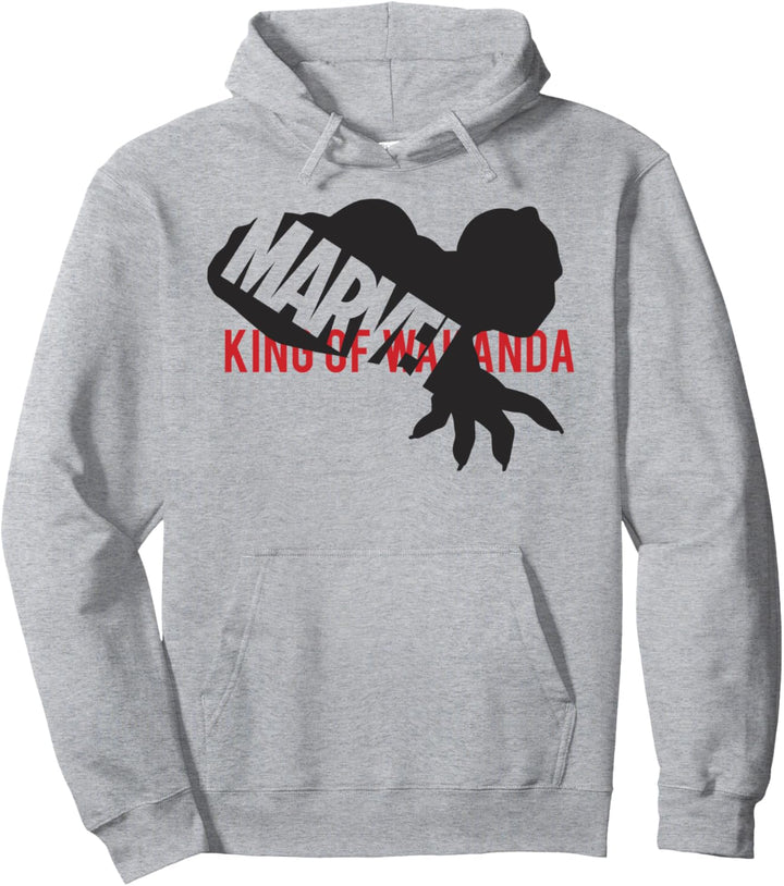 Marvel Black Panther King Of Wakanda Silhouette Logo Pullover Hoodie