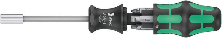 Wera - 05051512001 - Schraubendreher mit Bit Magazin, Kraftform Kompakt 27 Imperial Set 1, 7-teilig