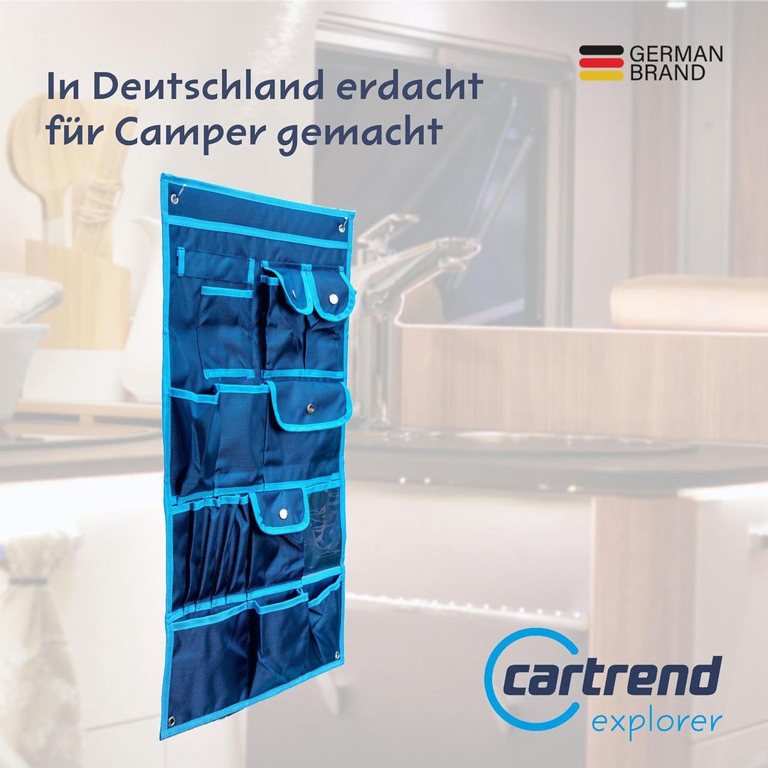 cartrend Caravan Hängetasche für Wohnwagen, Wohnmobil, Faltwagen, zu Hause, in der Garage, auf dem B