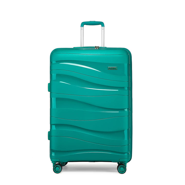 KONO Koffer Trolley Reisekoffer Gross Leicht Hartschalenkoffer mit TSA Schloss Zwillingsrollen Rollk