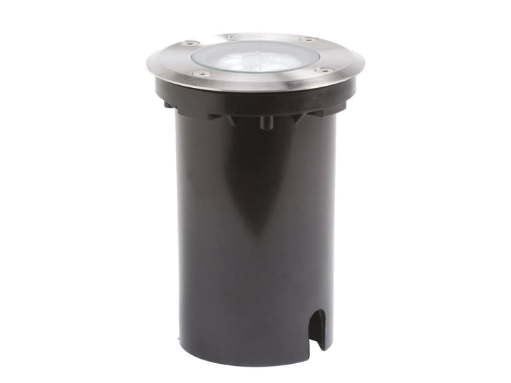 Konstsmide 7606-000 Energiespar-Bodeneinbaustrahler rund / B: 11cm T: 11cm H: 15cm / 1x7W / IP65 / E