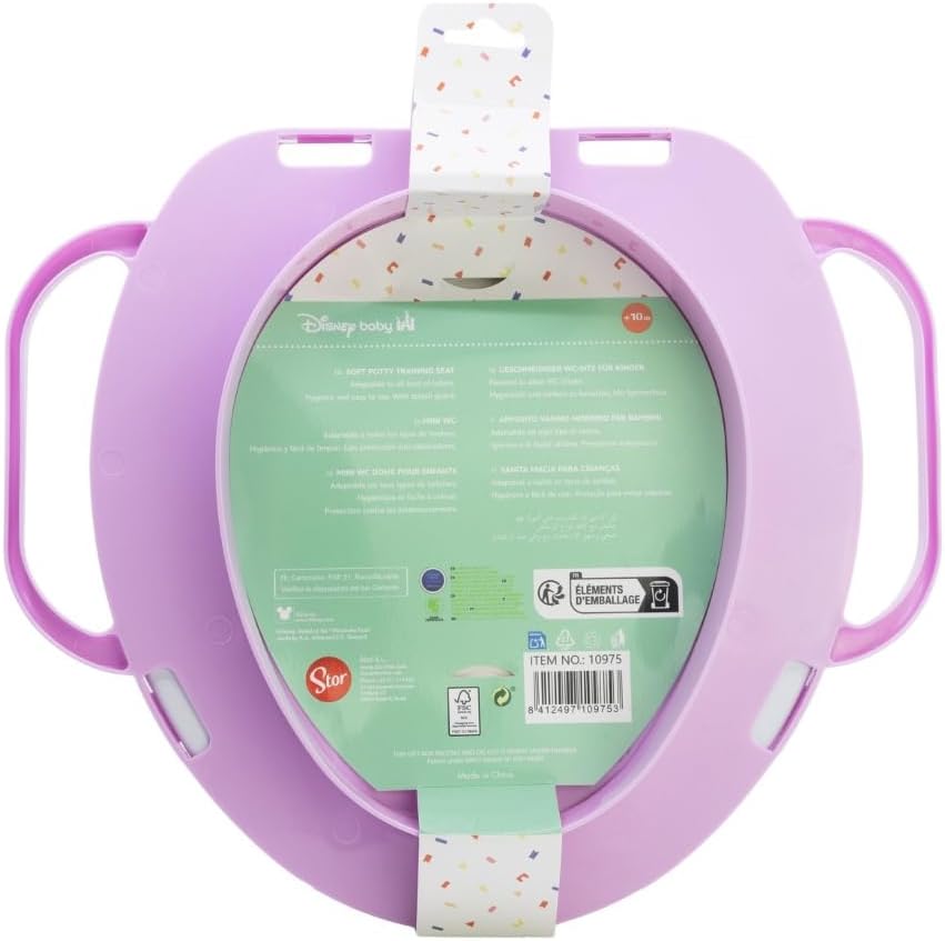 Disney Stitch Toilettensitz für Kinder, mit ergonomischen Griffen, universell, 35 x 30 cm, bequemer