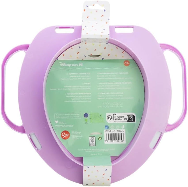 Disney Stitch Toilettensitz für Kinder, mit ergonomischen Griffen, universell, 35 x 30 cm, bequemer