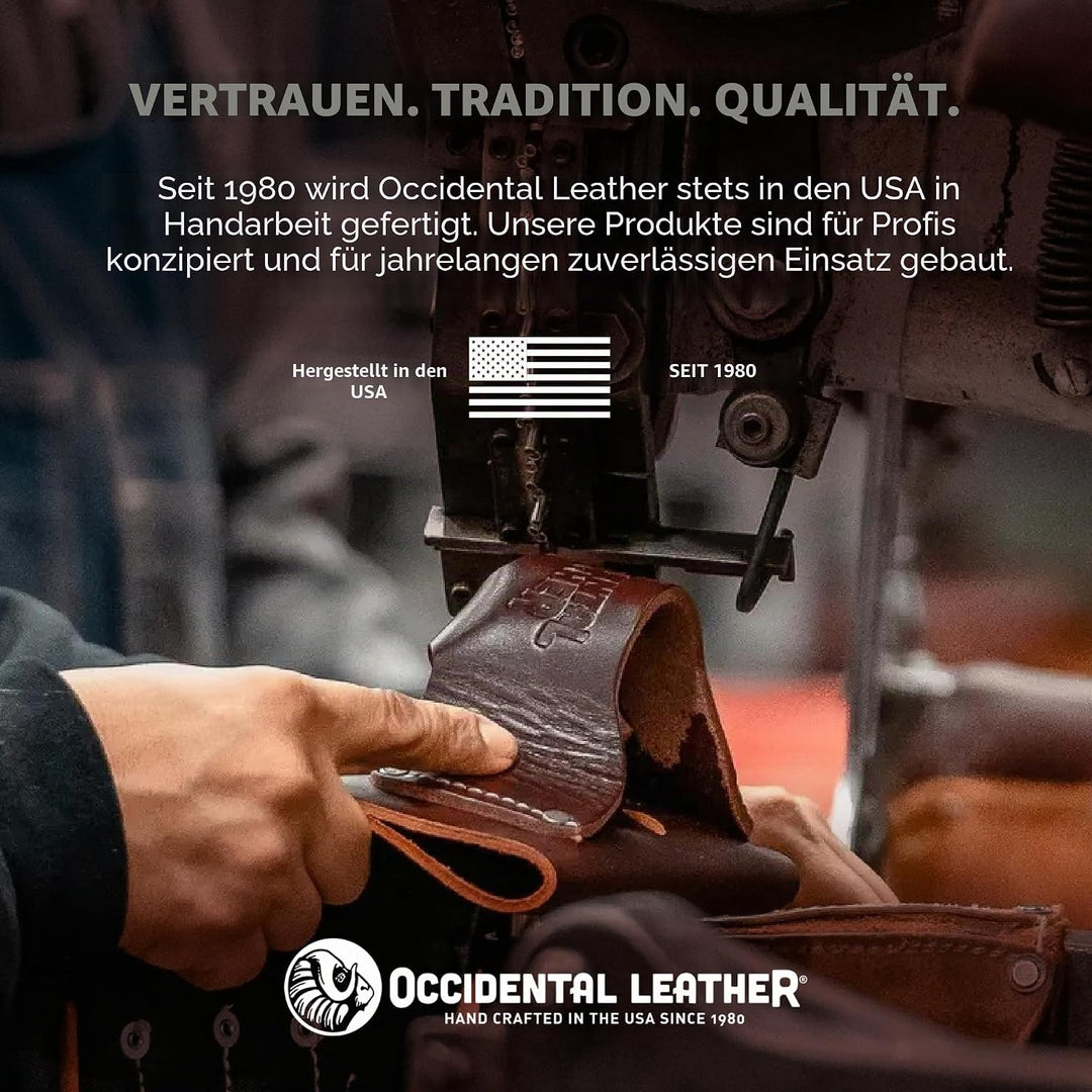 9855 Occidental Leder, Cafe, Zu Verstellen, Für Fett Lip Werkzeuggürtel Set Right Hand, Right Hand