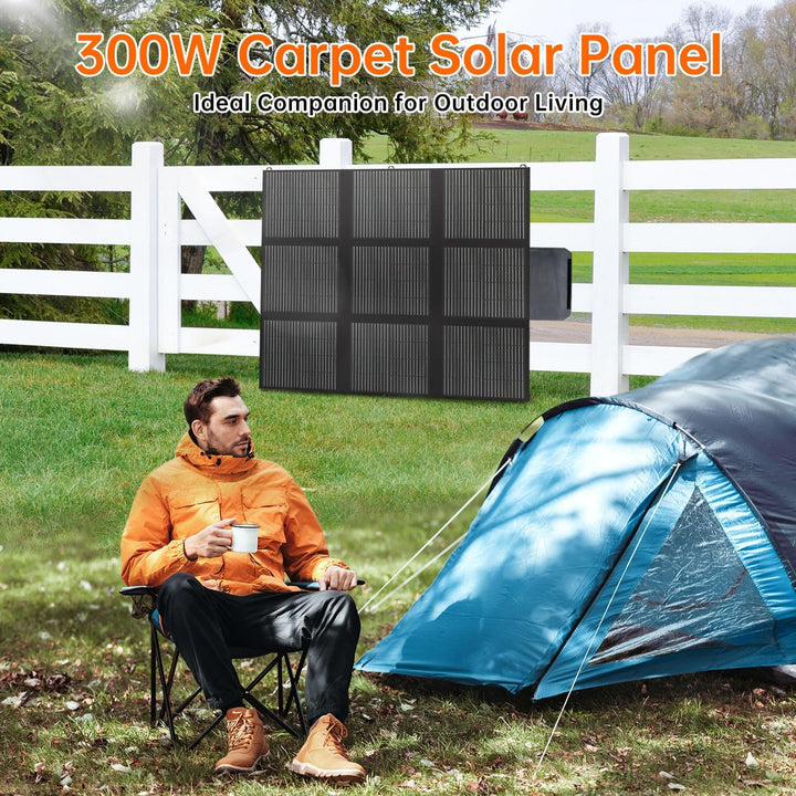 Faltbares Solarpanel 300W Solar-Ladegerät IP67 Wasserdicht und Staubdicht Hohe Ausgangskonversionsef