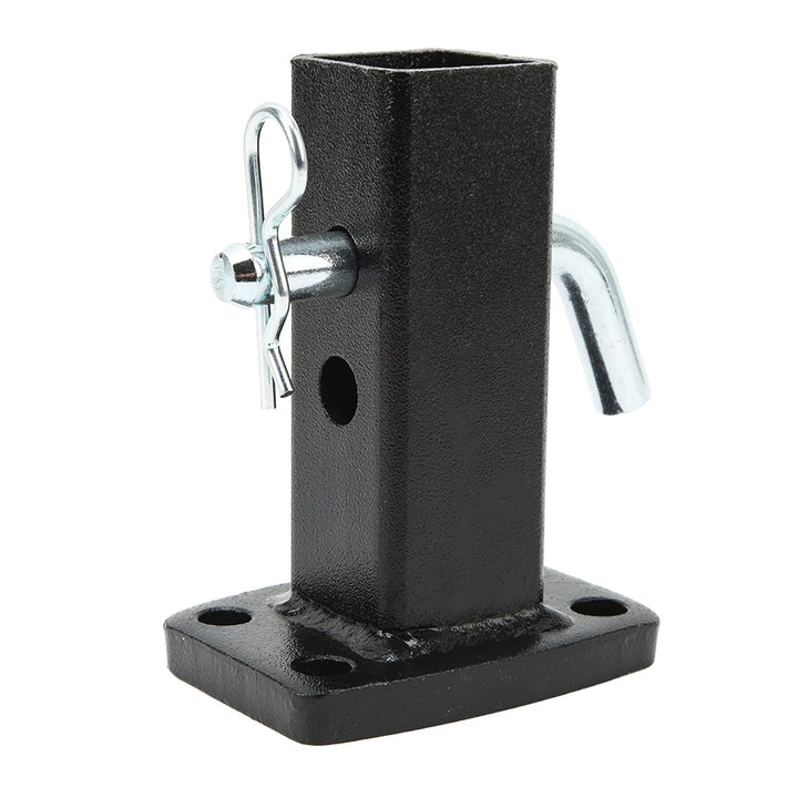 Hitch Receiver Adapter, Bumper Trailer Receiver Tube Rust Proof Strong Strength Sprayed Plastic Surf
