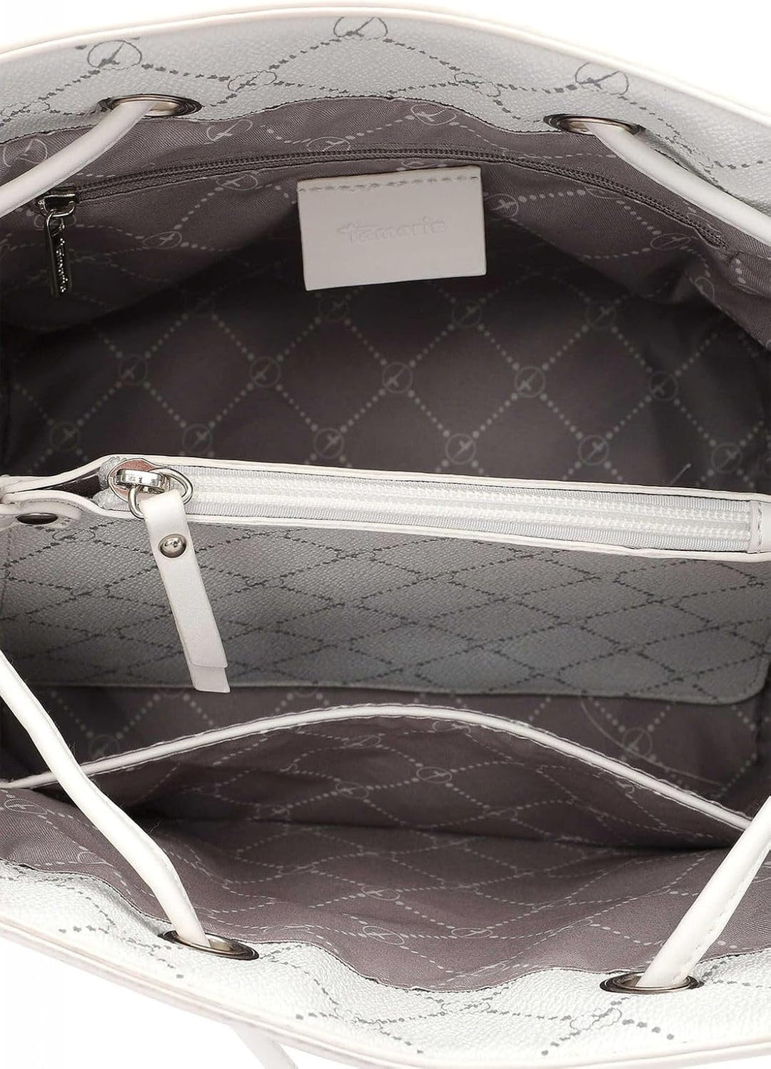 Tamaris Beutel TAS Anastasia 30902 Damen Handtaschen Print Weiss Einheitsgrösse, Weiss Einheitsgröss