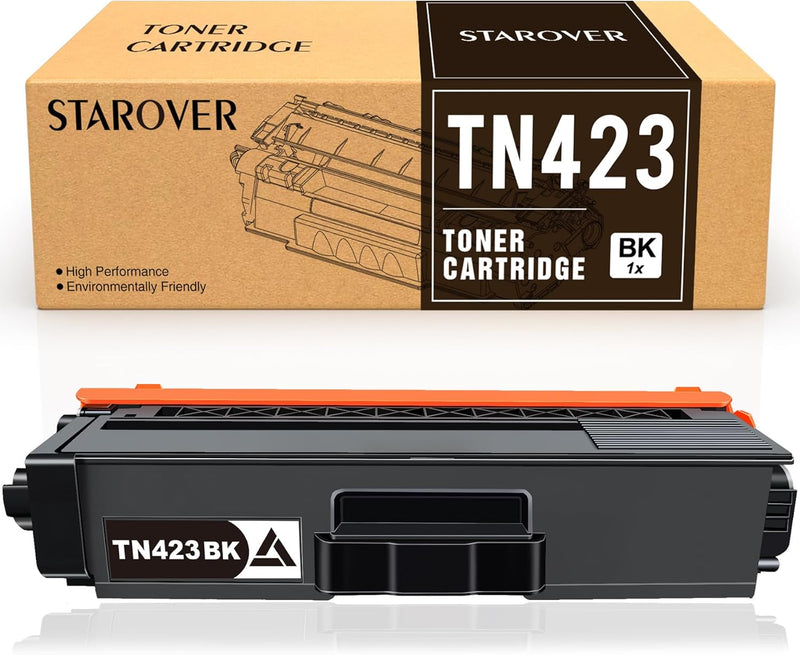 STAROVER TN423BK Toner Kompatibel als Ersatz für Brother TN-423BK TN-421BK TN423BK TN421BK für MFC-L