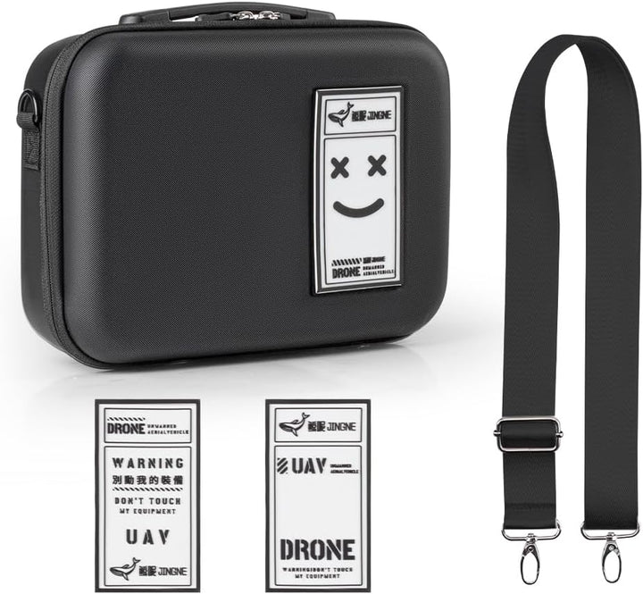 Neo 2 Tasche,Tragbar PU Case für DJI Neo 2 Fly More Combo Zubehör, Features Reusable Hook and Loop S