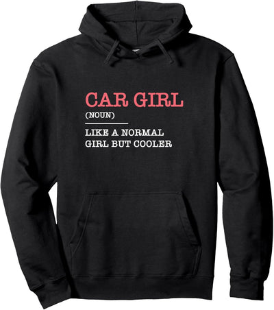 Car Girl Rennfahrer Kart Geschenk Auto Tuning Pullover Hoodie