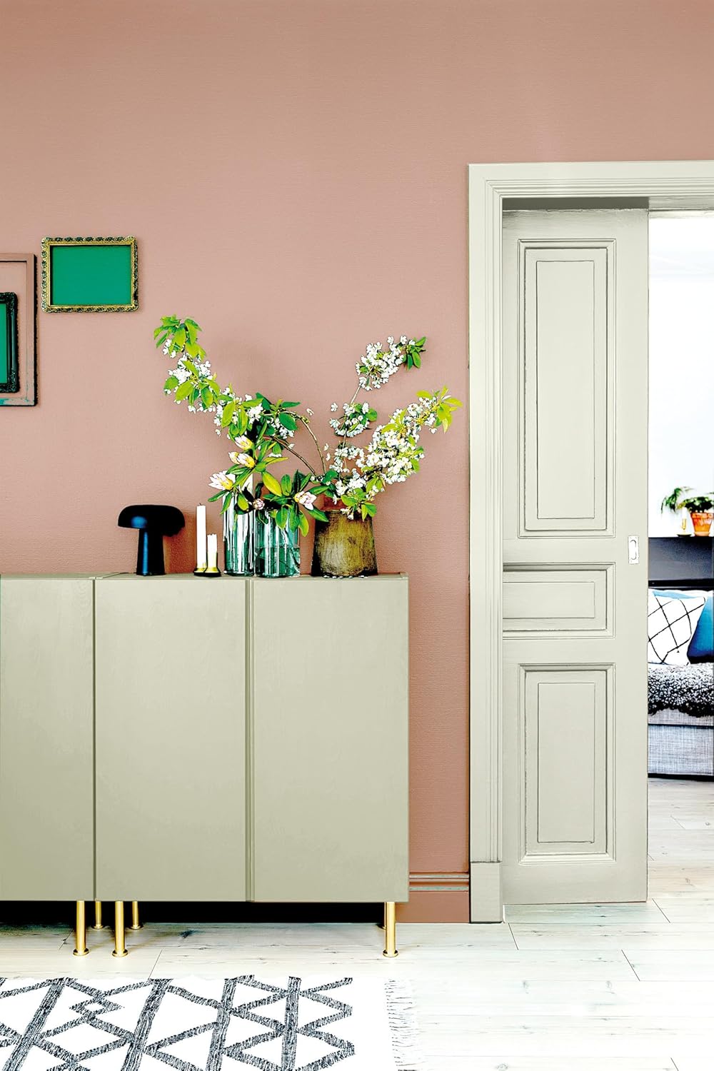 Dulux Fresh up Renovierungsfarbe Küchenmöbel, Türen, Möbel, seidenmatt, Farbe TITAN 2L