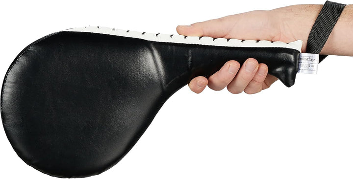 Relaxdays Taekwondo Handpratzen 2er Set, Doppelschlagpolster, Kick Pad, Kampfsport, H x B x T: 51 x