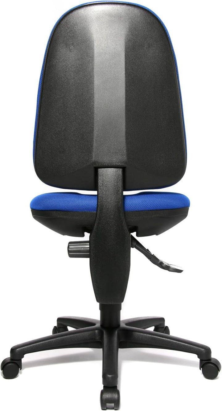 Topstar Point 35, Bürostuhl, Schreibtischstuhl, Rückenlehne höhenverstellbar, Bezugsstoff blau, 113