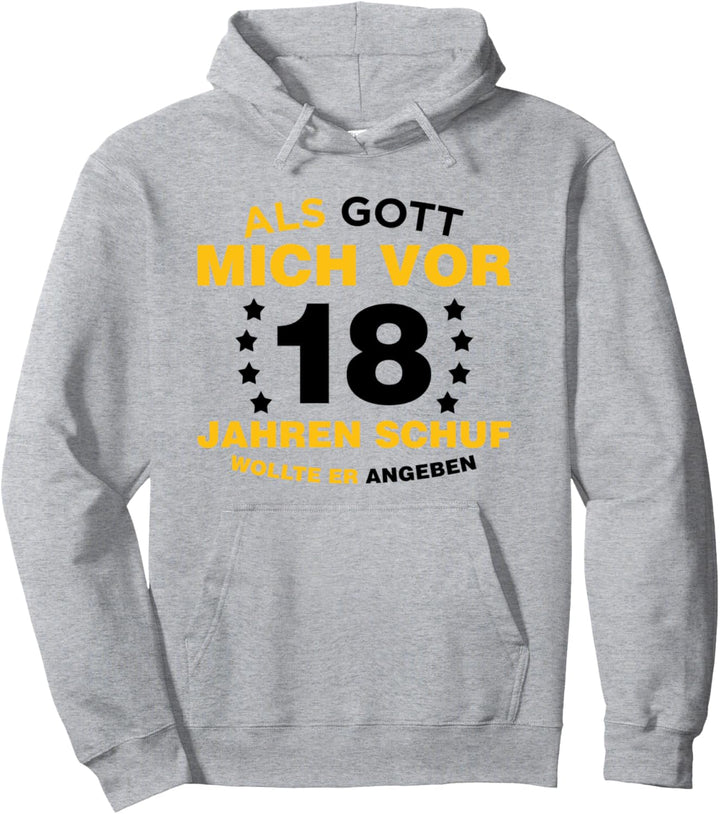 18. Geburtstag Geschenkidee Jungen Mädchen 18er Geschenkidee Pullover Hoodie