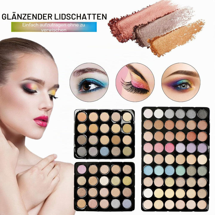Pure Vie Professionelle 132 Farben Lidschatten Concealer Rouge und Lipgloss Palette Makeup Kit - Ide