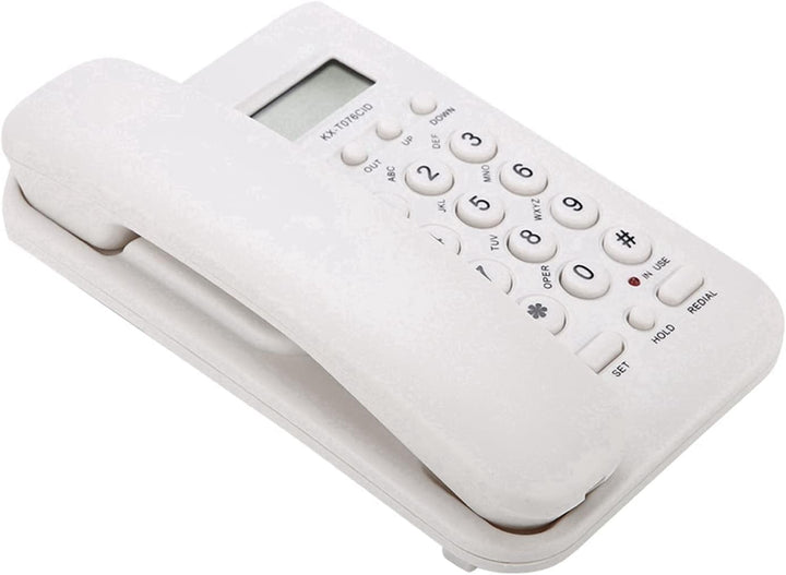 Kabelgebundenes Telefon, an der Wand Montierbare Festnetztelefone Batterie Muss Nicht Installiert We