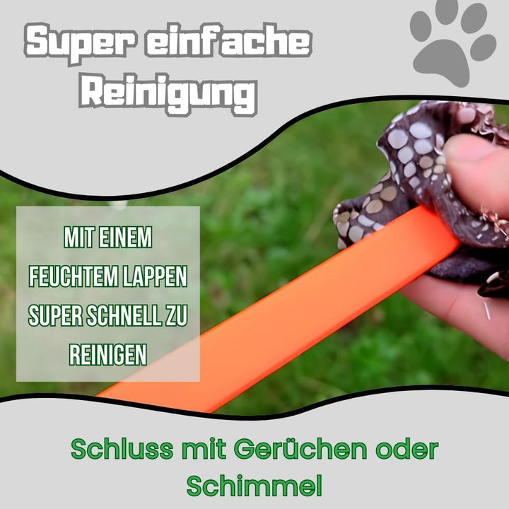 2m Biothane Führleine mit Handschlaufe | 19mm Breite für kleine, mittelgrosse & grosse Hunde | weich