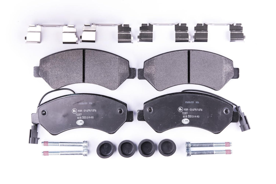 HELLA PAGID 8DB 355 019-901 Bremsbelagsatz - T2201 - Dicke/Stärke: 19mm - Bremssystem: Brembo - mit