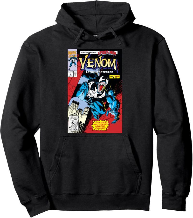 Marvel Venom Lethal Protector Retro Comic Pullover Hoodie