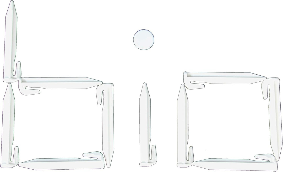 Bio Haken kompatibel mit Husqvarna Automower - abbaubare Nägel Kabel Befestigung Heringe auflösende