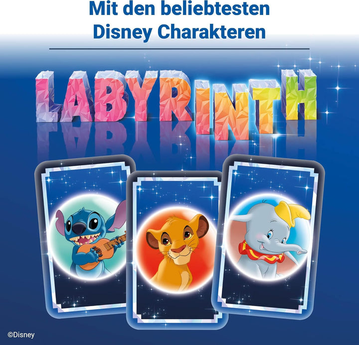 Ravensburger 27460 - Disney 100 Labyrinth - Der Familienspiel-Klassiker für 2-4 Spieler ab 7 Jahren
