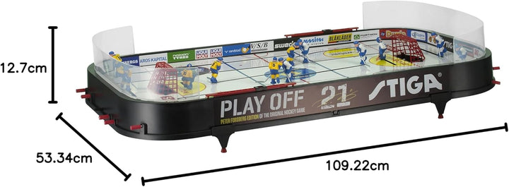 STIGA Eishockey Tischspiel Playoff 21 Hockey Spiel für Kinder und Erwachsene