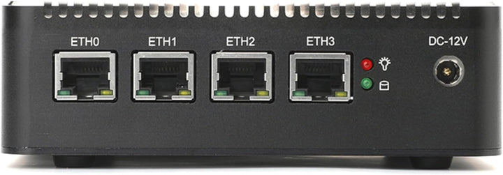N2940 Quad Core Firewall Micro Appliance, Mini PC, Router with 4G RAM 64G SSD, 4 RJ45 1GBE Port AES-
