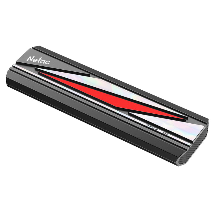 Netac 2TB Portable Externe SSD.Bis zu 2000MB/s Lesen/Schreiben, Externes Solid State Laufwerk USB3.2