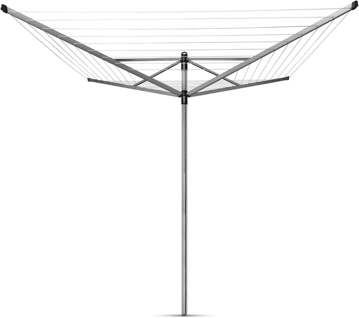 Brabantia - Lift-O-Matic drehbaren Wäschespinne - Reibungsloses Drehungen - UV-beständige Wäschelein