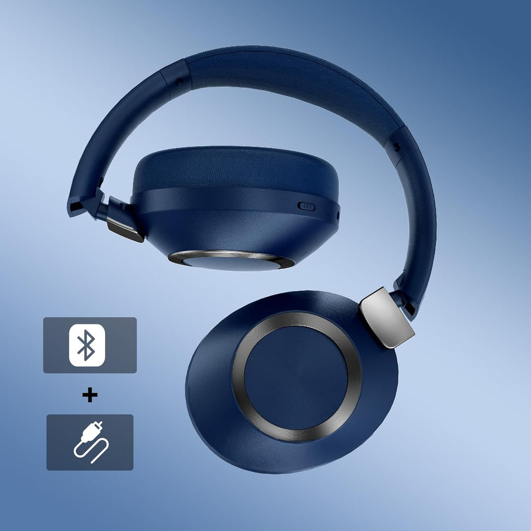 Kopfhörer Kabellos Bluetooth, Active Noise Cancelling Kopfhörer,100 Std Spielzeit 5.3 Bluetooth Kopf